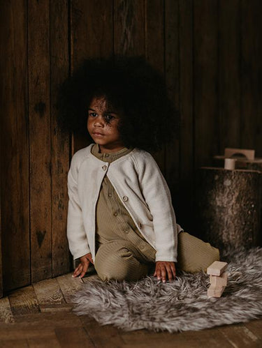 The Simple Folk Ribbed Pajama, Walnut